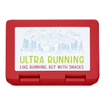 Ultra Running - Like Running, but with Snacks - Lunchbox - red - Front