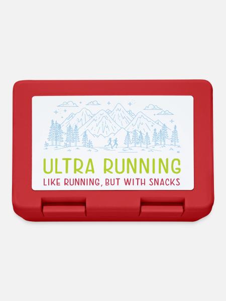 Ultra Running - wie Laufen, aber mit Snacks - Brotdose - Rot