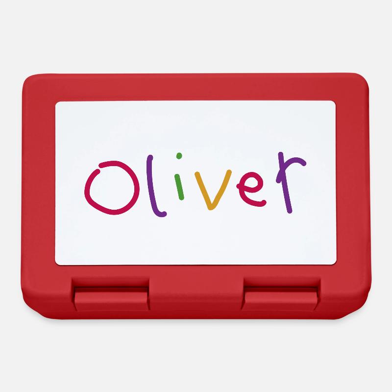 Oliver - Brotdose - Rot