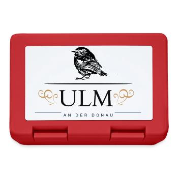 Ulmer Spatz - Brotdose - Rot - Vorne