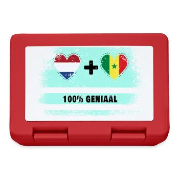Sénégal et Pays-Bas 100% Genius flag - Boîte à goûter - rouge - Devant
