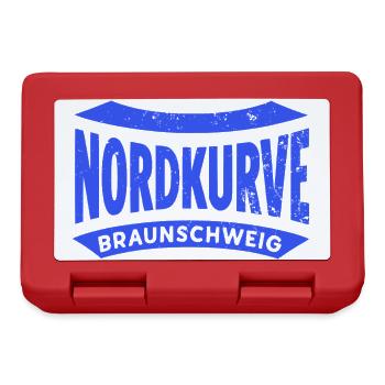 Braunschweig Nordkurve Hoodie, Shirt, Tasche, Cap - Brotdose - Rot - Vorne