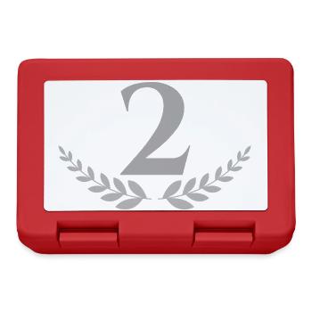 2 - Brotdose - Rot - Vorne