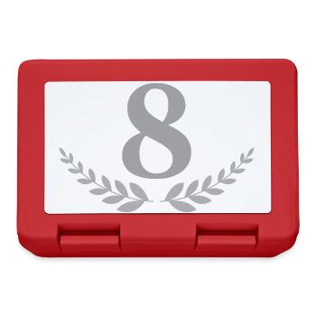 8 - Brotdose - Rot - Vorne