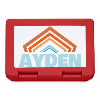 Ayden - Brotdose - Rot - Vorne