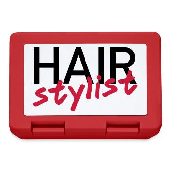 Hairstylist (font oblique) - Lunchbox - red - Front