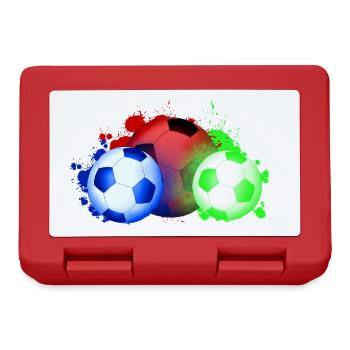 Football - Boîte à goûter - rouge - Devant