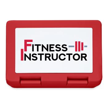 Instructeur de conditionnement physique (partie d’un haltère) - Boîte à goûter - rouge - Devant