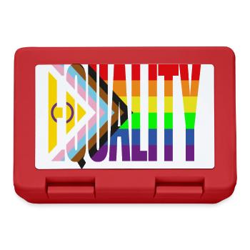 Equality - Lunchbox - red - Front