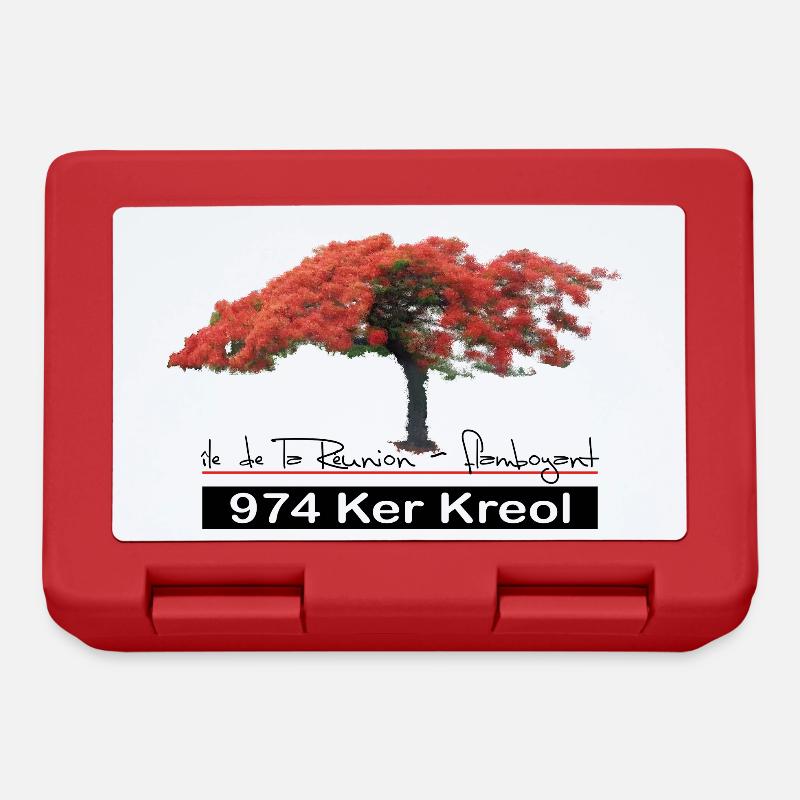 Flamboyant 974 Ker Kreol - Lunchbox - red