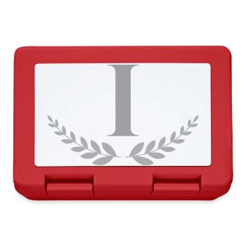 I - Boîte à goûter - rouge - Devant