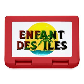 Enfant des îles - Boîte à goûter - rouge - Devant
