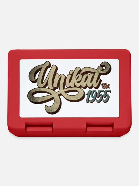 Unikat Est. 1955 - Brotdose - Rot