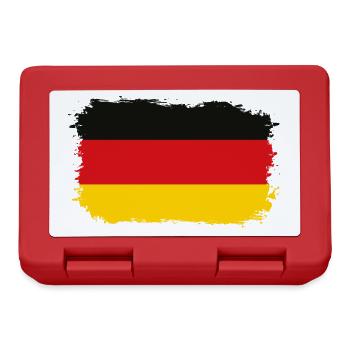 Flag of Germany - Brotdose - Rot - Vorne