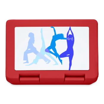 tournamentin, yoga,sport,exercises,dancer,gymnastics,b - Lunchbox - red - Front