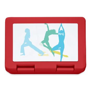 Tournament, Yoga, Sports, Exercises, Dancing, Gymnastics - Lunchbox - red - Front