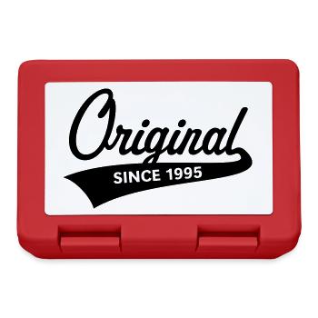 Original Since 1995 (Year of Birth, Birthday / B) - Lunchbox - red - Front