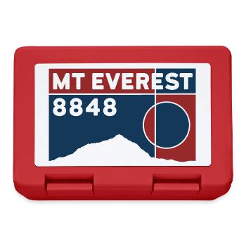 Mount Everest Base Camp Himalaya Trekking Souvenir - Lunchbox - red - Front