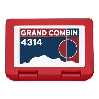 Grand Combin Überschreitung Skitour Höhe Souvenir - Brotdose - Rot - Vorne