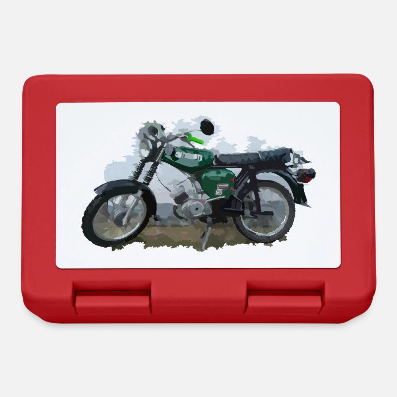 Moped - Brotdose - Rot