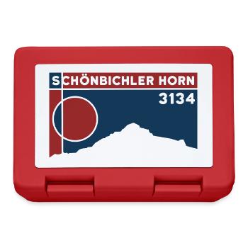 Schönbichler Horn Berg Wandern Zillertal Tirol - Brotdose - Rot - Vorne