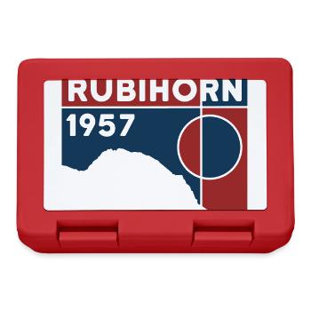 Rubihorn North Face Climbing Bavaria Hiking Souvenir - Lunchbox - red - Front