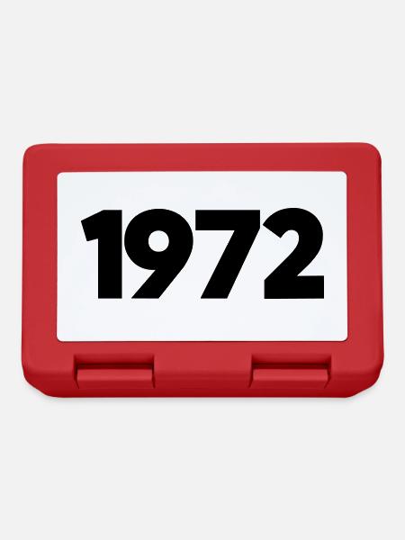 1972 Geburtsjahr - Brotdose - Rot