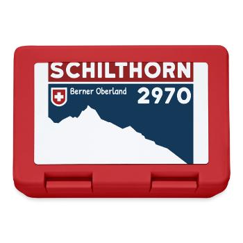 Schilthorn Wanderung Ski Berner Oberland Schweiz - Brotdose - Rot - Vorne