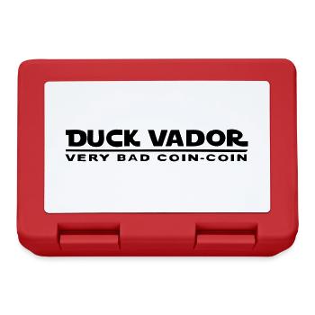 duck-vador - Boîte à goûter - rouge - Devant