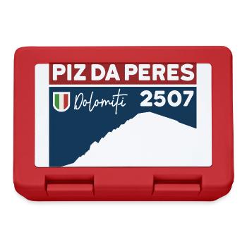 Piz da Peres Finisher Hike Dolomites - Lunchbox - red - Front