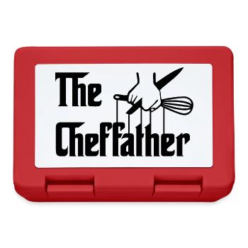 Le Cheffather Papa Cuisine - Boîte à goûter - rouge - Devant