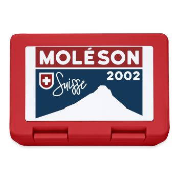 Moléson Wanderung Wandern Normalweg Souvenir - Brotdose - Rot - Vorne