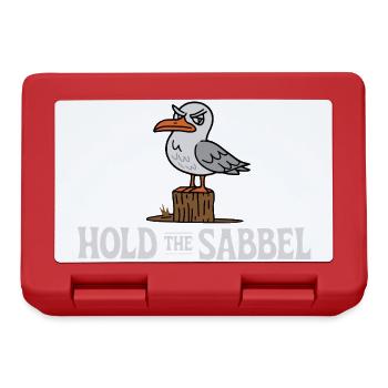 Tenez la mouette de Sabbel, du nord de l’Allemagne, bas allemand - Boîte à goûter - rouge - Devant