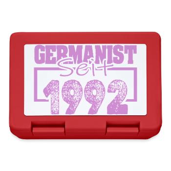 German studies scholar 1992 - Lunchbox - red - Front