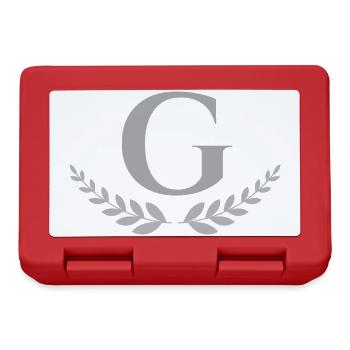 G - Brotdose - Rot - Vorne