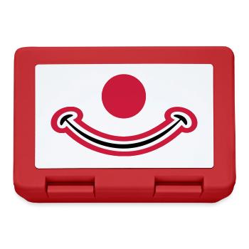 Clown face with red nose. Clown face - Lunchbox - red - Front