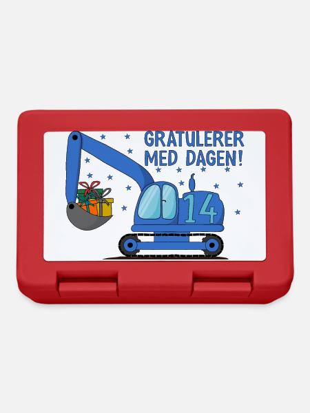 Gravemaskin Gratulerer med dagen 14 - Brotdose - Rot