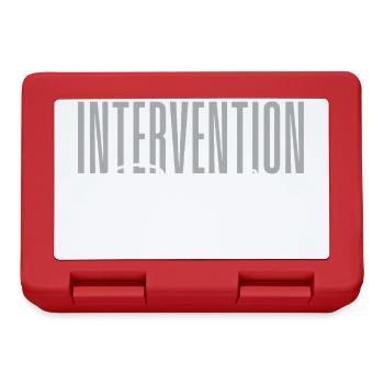 Intervention Nurse Squad – Hospital RN Team Health - Lunchbox - red - Front