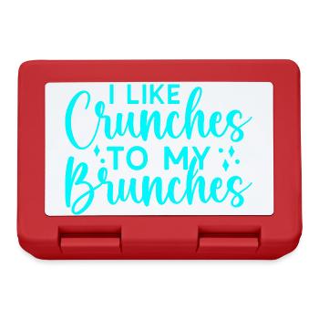 Fitness Motivation Bodybuilder Like Crunches - Lunchbox - red - Front