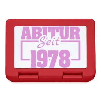 1978 - Brotdose - Rot - Vorne