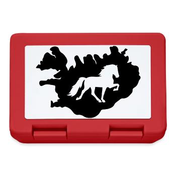 Tölter Island - Lunchbox - red - Front