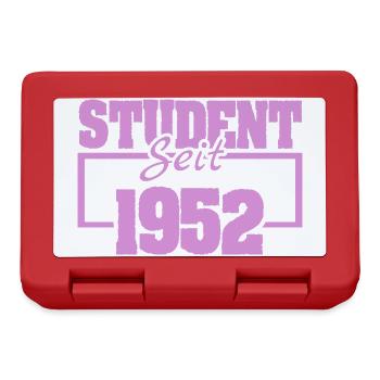 Student Self 1952 Vintage Print - Lunchbox - red - Front