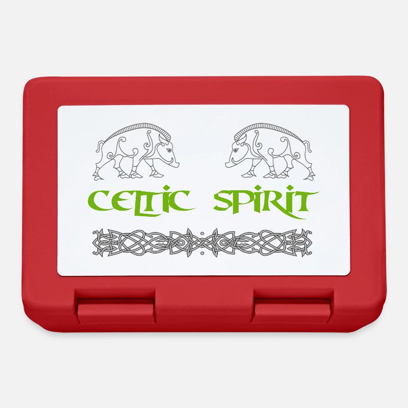 Celtic Spirit - sanglier - Boîte à goûter - rouge