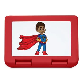Garçon de super héros - Boîte à goûter - rouge - Devant
