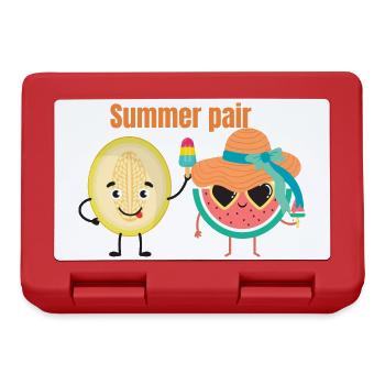 Summer summer pair - Lunchbox - red - Front