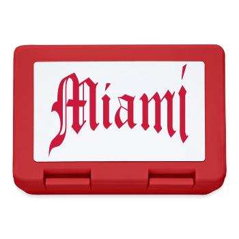 Miami - Brotdose - Rot - Vorne