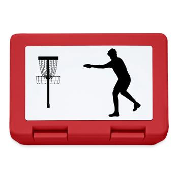 Disc Golfer Bestseller Design Shirt - Lunchbox - red - Front