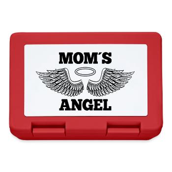 Mom's Angel | Color changeable - Lunchbox - red - Front