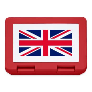 Flag of the United Kingdom (small) - Lunchbox - red - Front