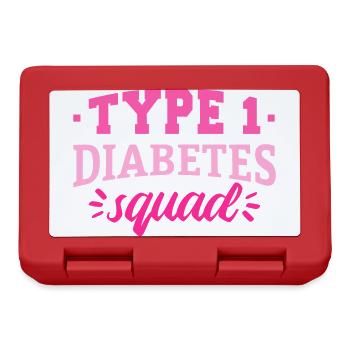 Diabetes Insulin Saying Funny Funny Gift Idea - Lunchbox - red - Front